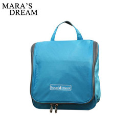 Mara's Dream Woman Solid Color Organizer Makeup Bag Folding Travel Toiletry Bag Large Capacity Storage Beauty Bag
