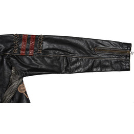 MAPLESTEED Motorcycle Jacket Men's Genuine Leather Jacket Cowhide Calf Skin Black Slim Men's Leather Jacket Male Biker Coat 094