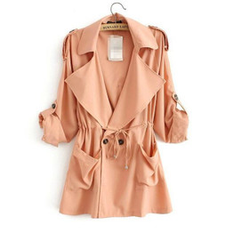 Fashion 2017 spring Autumn elegant Double Breasted trench coat for women long coats Casual brand windbreaker female cloak