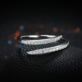 2017 Fine Jewelry Fashion 925 Sterling Silver Ring Open Design Pure Silver Ring For Women Birthday Gift Jewelry