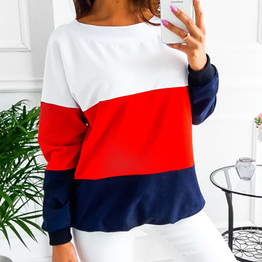 2017 Female Plus Size Winter Sweatshirt Women Autumn Sweatshirt Harajuku Hoodies Patchwork Tracksuits Pullovers Hoody Tops GV991