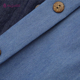 2017 Summer Cotton Jeans Skirt Midi Skirt Women Skirts Womens Faldas Saias Na Altura Saias Midi Falda Saia longa long Skirt