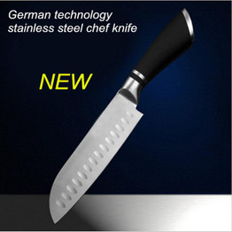 Free shipping stainless steel MIKALA Japanese style kitchen knife chef slicing knife fruit vegetable knife Santoku knife