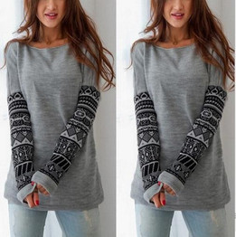 2017 Tracksuit for Women Autumn Sleeves Print Long Sleeve Casual Pullover Hoody Female Plus Size Tops Ladies Hoodie Sweatshirts