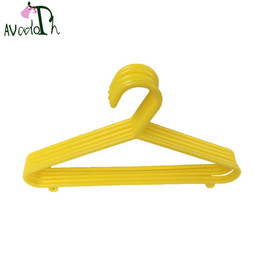 Avadoth Plastic Kids Hangers Children Baby Clothes Coat Hangers Hook for Clothes Racks