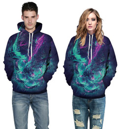 Mr.1991INC Autumn Winter Thin Sweatshirts Men/Women Hoodies Print Dreamy Colorful Unisex Hooded Hoodies Pullovers