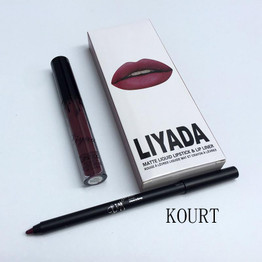 Brand LIYADA liquid matte lipstick lips pencil makeup lasting waterproof Mate lip gloss rouge a levre cosmetics lip kit batom