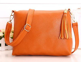 Brand designer women bag soft leather fringe crossbody bag shoulder women messenger bags candy color