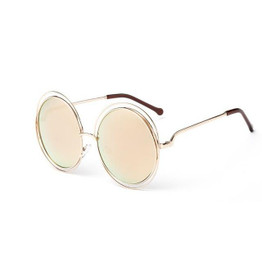 2017 Retro Round Women Sunglasses Fashion Brand Designer Vintage Ladies Sun Glasses for Women Glasses Oculos De Sol Female