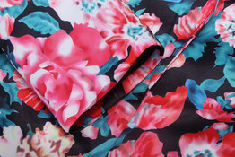 Casual Women One Button Jacket Slim Casual Business Blazer Suit Floral Coat Outwear