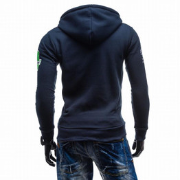 2017 Hoodies Men Sudaderas Hombre Hip Hop Mens Brand Letter Hooded Zipper Hoodie Sweatshirt Slim Fit Men Hoody XXXL