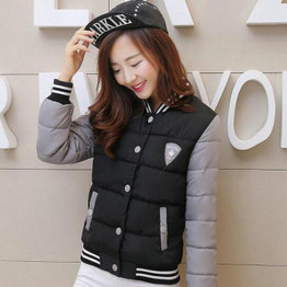 2016 New winter jacket women Korea uniform warm jackets winter coat women cotton female parkas Women's winter jacket BN016
