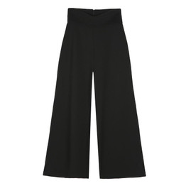 RealShe Trousers Women Fitness Clothing Women's Pants Casual Pants Women Slim Pleated Waist Ninth Wide Leg Pants