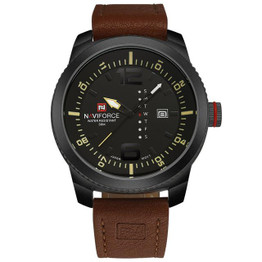 2017 NEW Luxury Brand NAVIFORCE Men Sport Watches Men's Quartz Clock Man Army Military Leather Wrist Watch  Relogio Masculino