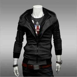 2017 New Fashion Men's Fleece Hoodies Men Jacket Tracksuits Pullover Mens Hoodies Sweatshirts Assassins Creed
