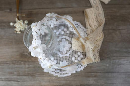 2017 New Fashion Korea Cute Princess Headband Long Lace Ribbon Flower Hairbands Wreath Girls Headwear Kids Hair Accessories