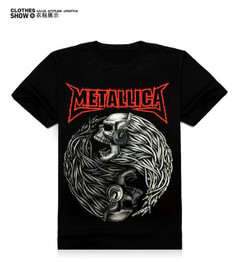 2016 Summer New Brand Men's Cotton Short Sleeve Metallica T-shirt Fashion O-neck Casual 3D Printed Skull T shirt M-XXXL