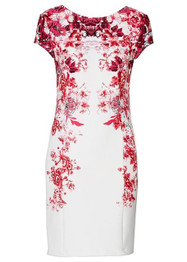 Floral Summer Dress Women 2017 Elegant Bodycon Women Dress New Fashion Casual Silver Purple Red Ladies Vestidos Backless Dress