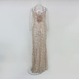 Evening Party Club Elegant Dress Women Dress Vestidos De Festa Womens Sexy Dresses Gold Sequined Long Evening Maxi Dress