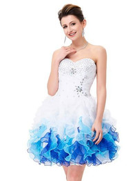 Grace Karin Short Prom Dress 2017 Sweetheart Beadings Sequins Ball Gown Robe de Cocktail Cheap Party Prom Special Occasion Dress