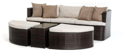 2016 Sofa Furniture Outdoor Wicker Patio Rattan Furniture Sofa Set