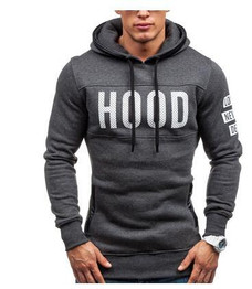 2016 New Fashion Hoodies Men Hoodies Casual Slim Fit HOOD Printed Mens Hoodies Sweatshirt swear Men