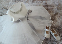 Elegant Bridesmaid Girls Dresses Baby Girl Dress infant Princess tutu Dress 1 year Birthday Newborn Baptism Girl Clothes