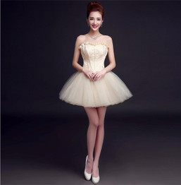 CEEWHY Sweetheart Short Ball Gown Formal Party Dress Above Knee Robe de Cocktail Dresses Short Wedding Party Homecoming Dresses