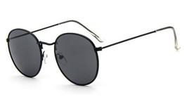 Luxury Brand Design Round Aviator Sunglasses Women Retro Brand Sun Glasses For Women Female Lady Sunglass Driving Mirror Glasses