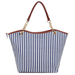 Popular Women Handbags Ladies Canvas Shoulder Bags Striped Shoulderbag Ladies Bag Women bags