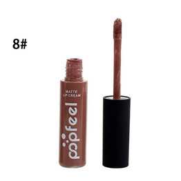 Popfeel Liquid Lipstick Matte Lipstick Lip Batom Lip Kit labiales matte Moisturizer Long Lasting Waterproof Nude Pintalabios