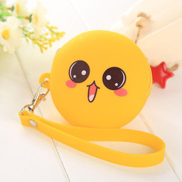 Pop Cute Big Eyes Girls Silicone Small Mini Coin Bag Mini Coin Purse Change Wallet Purse Women Key Wallet coin Wallet Children