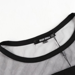 Kissmilk 2018 Big Size Fashion Women Clothing Casual Solid Mesh Patchwork Summer Dress Loose O-Neck Plus Size Dress 4XL 5XL 6XL