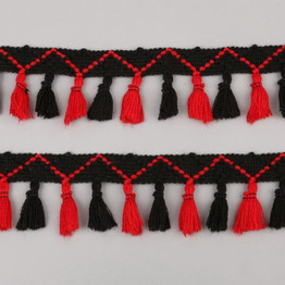 2 Yard/Lot Pom Pom Tassel 45mm Pompoms Trim Ball Fringe Ribbon Apparel Lace Fabric Cord DIY Sewing Accessory