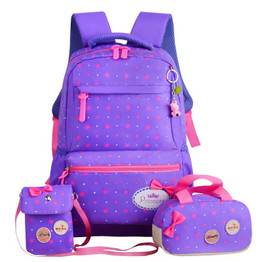 School Bags Teenager Girls Printing travel Backpack Backpack kids Orthopedic Backpack 3pcs/Set Rucksack schoolbag sac infantil