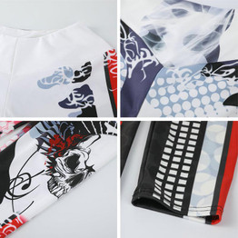 NORMOV Digital Printed Leggings Women Workout High Waist Leggings Skull Print Fitness Clothing Sexy Push Up Leggings Female