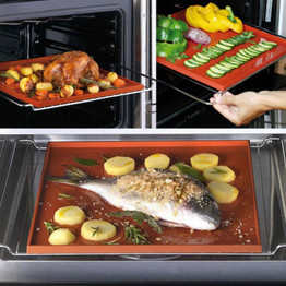 Non-Stick Silicone Baking Mat Pad Swiss Roll Baking Sheet Rolling Dough Mat Large Size for Cake Cookie Macaron