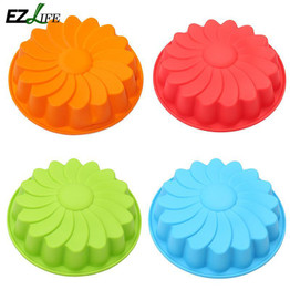 DIY Silicone Sunflower Shape Cake Baking Tools Mold Flower Cake Baking Mold Mould Cake Decorating Tools KT1062