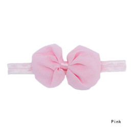 DIY Kids Big Ribbon Bow Bowknot Headbands Elastic Hair Bands Hair Ties Hair Accessories Chiffon Bowknot Headbands Girls Gifts