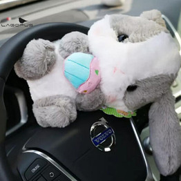 Rabbit Doll Bunny Plush Cartoon Toys Cute Stuffed Plush Rabbit Animal Doll for Girl Baby Stuffed Plush Animal Children's Day