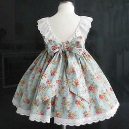 Lace Flower Girl Dresses Wedding Party Gown Formal Dresses Graduation Children Girls Kid Summer Lovely Flower Sundress Clothing