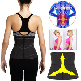 Neoprene Hot Sauna Slimming Waist Trainer with 2 Straps