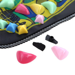 KONGDY 1 Piece Reflexology Walk Stone Medium Size Acupuncture Cobblestone Pad Colorful Plastic Foot Leg Pain Relieve Massager