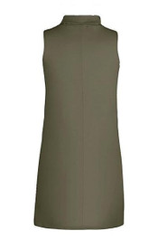 Chicnico Casual Sleeveless Solid Color Mini Dress