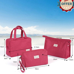 Travel Women Men Cosmetic Bag Makeup Organizer Box Case Beauty Vanity Cosmetic Case Boxes Travel Wash Makeup Storage Washing Bag