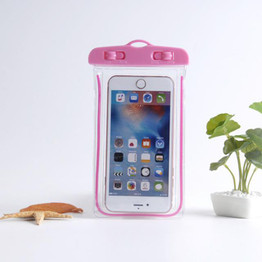 Transparent Waterproof Pouch Dry Case Cover For 5.5 inch Phone Camera Mobile phone waterproof bags Wholesale