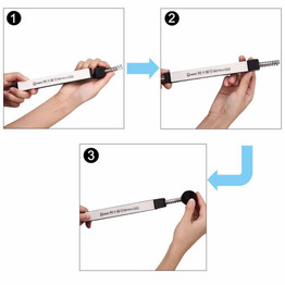 Ruixin I Kitchen Knife Sharpener Sharpening NEW Updated Fix Fixed Angle with 4 Stones Professional Chef Knife Sharpener