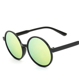 New GIRL Round Gradient Sunglasses Women Brand Design Retro Sun Glasses Gradient Oculos De Sol Feminino UV400