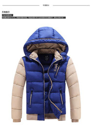 New listing 2017 Winter Brand Men Down Parkas Jackets Fashion Man Hooded Thick Warm Outdoors Outwear Overcoat Wadded Coat