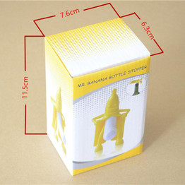 Silicone Beer Stopper Cork Cartoon Mr. Banana Red Wine Bottle Stopper Beer Soda Wine Stopper Beverage Closure Cap Kitchen Bar